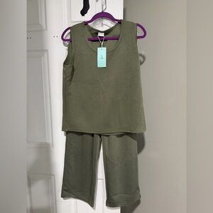 Olive Green Women's Lounge Set